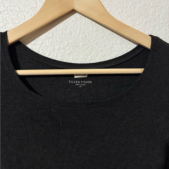 Eileen Fisher Stretch Scoop Long Sleeve Size XS - Picture 3 of 6